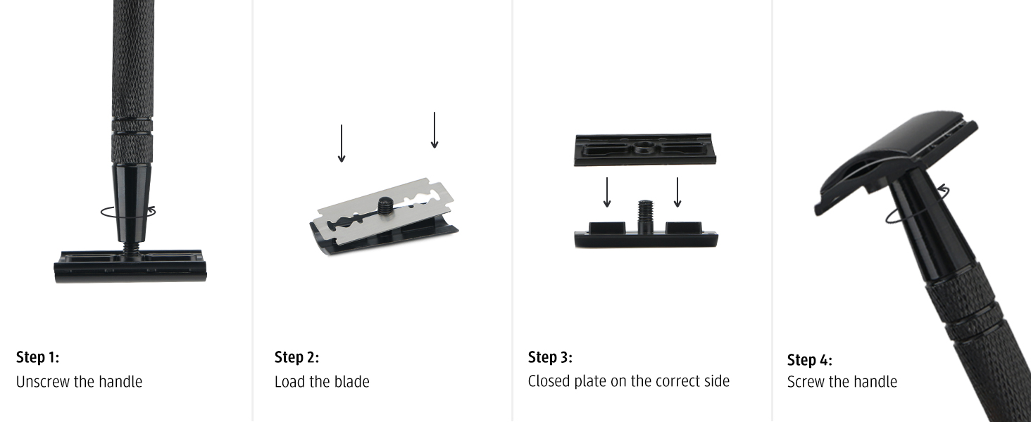 safety razor single blade razor double edge razor reusable metal 1 one blade razor