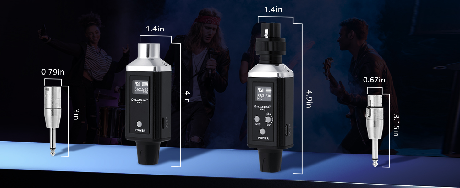 Wireless XLR Transmitter &amp;amp; Receiver