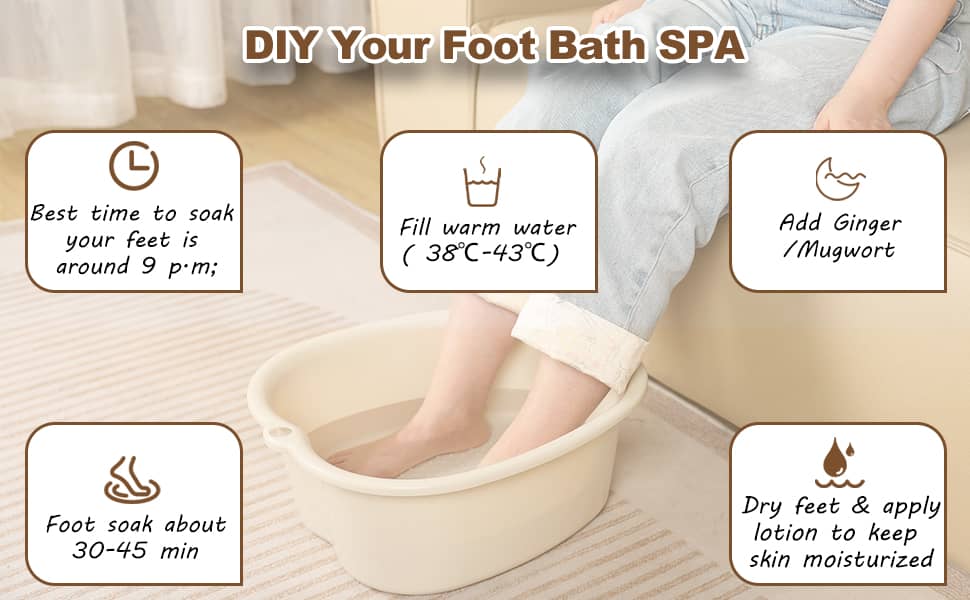 foot soaking basin