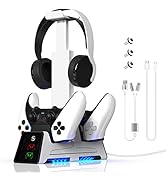 JOYTORN PS-5 Edge Controller Charger Station,Dual Fast Charging Dock for DualSense Wireless Contr...