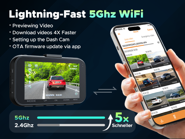 2 Channel Dash Cam Front and Rear