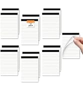 12 Pack 4 x 6 Inch Note Pad for Office Small Notepads for Daily Planning Pocket Writing Pads of W...