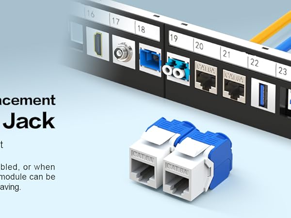 24 port keystone patch panel