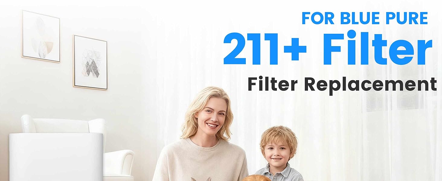 211+ Replacement Filter Compatible with Blue Pure Blue Pure 211+
