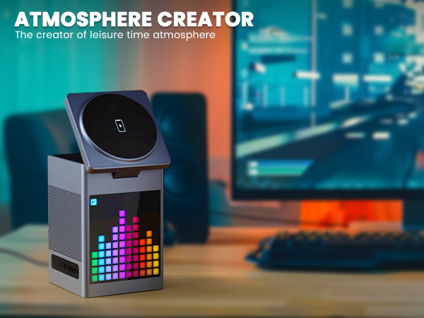 alarm clock with wireless charging