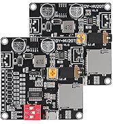 AITIAO 2PCS 20W Voice Playback Module MP3 Music Player DC 6-35V 12V/24V Sound Board USB Downloada...
