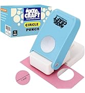 UCEC 1 Inch Hole Punch, 1 Inch Circle Punch, Handmade Circle Paper Punch, One Hole Punch Circle C...