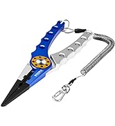 Booms Fishing X1 Aluminum Fishing Pliers Saltwater, Surf Fishing Tackle Kit, Fishing Multitool Ho...