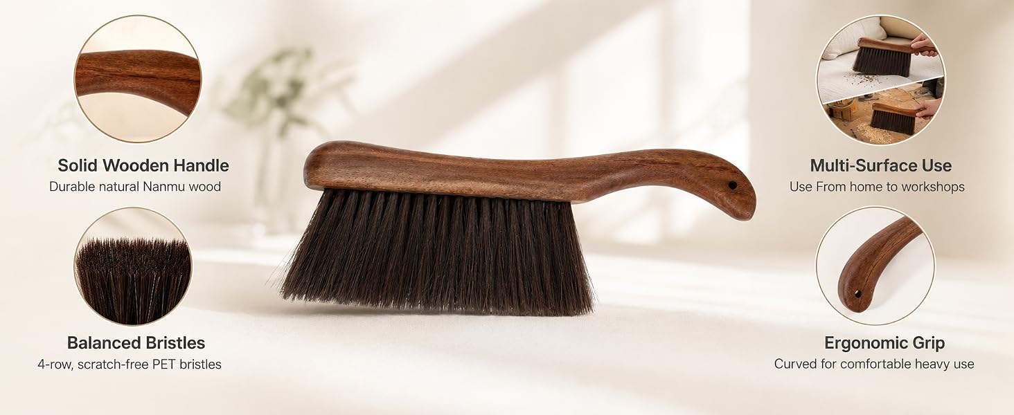 cleaning brush,hand broom,whisk broom soft bristle cleaning brush