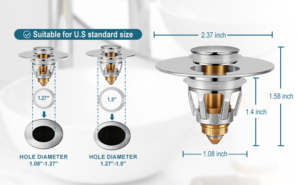 Bathroom Sink Drain Stopper
