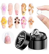MelodySusie Solid Builder Nail Gel 3D Gel Nail Art 4 in 1 Non-Sticky for Extension UV Glue for Ac...