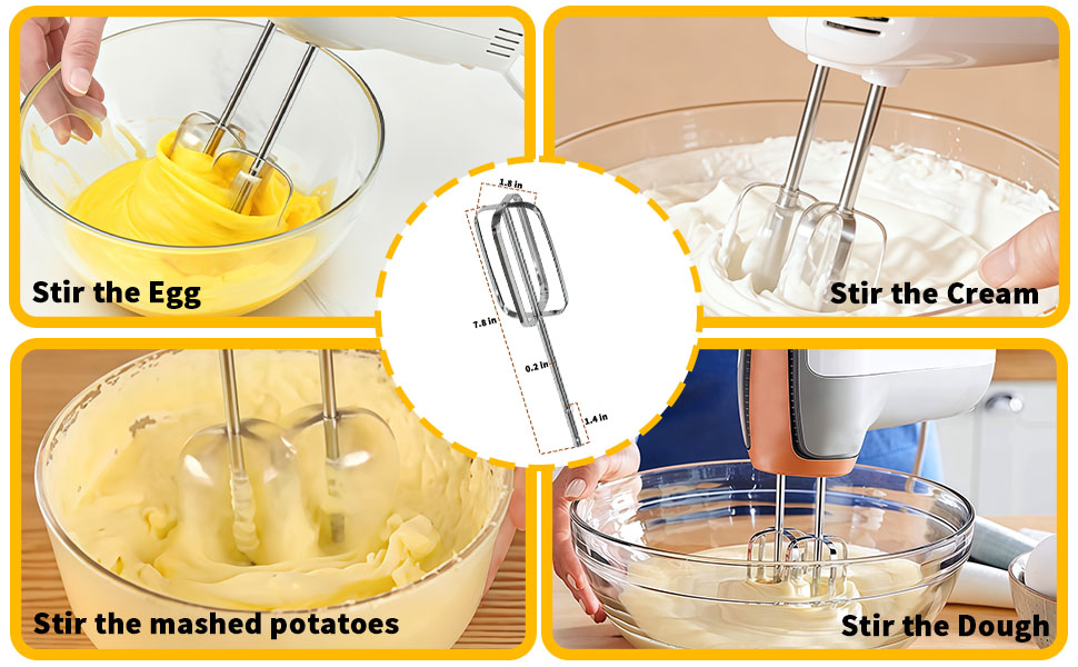 Hand Mixer Beaters for Hamilton Beach