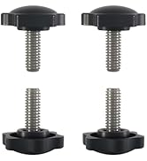 4 Pack 356A0014 tonneau Cover Parts Stainless Steel Knob Replacement Compatible with BAKFlip MX4 ...