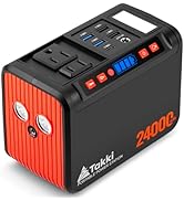 Takki 88.8Wh Portable Power Station Lithium Battery Small Generator Power Bank with 110V AC Outle...