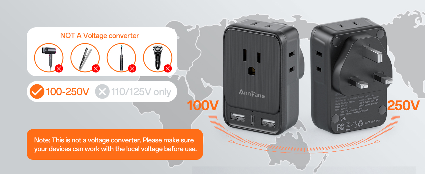 us to UK plug adapter