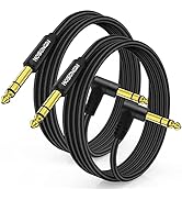 HOSONGIN Electric Guitar, Bass, Keyboard, Mixer, Amplifier, Speaker 1/4 Inch TRS Instrument Cable...