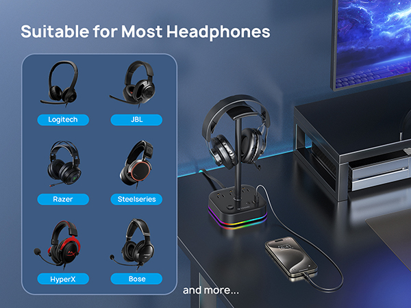 headphone holder desk