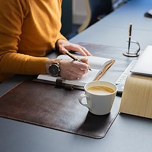leather desk pad