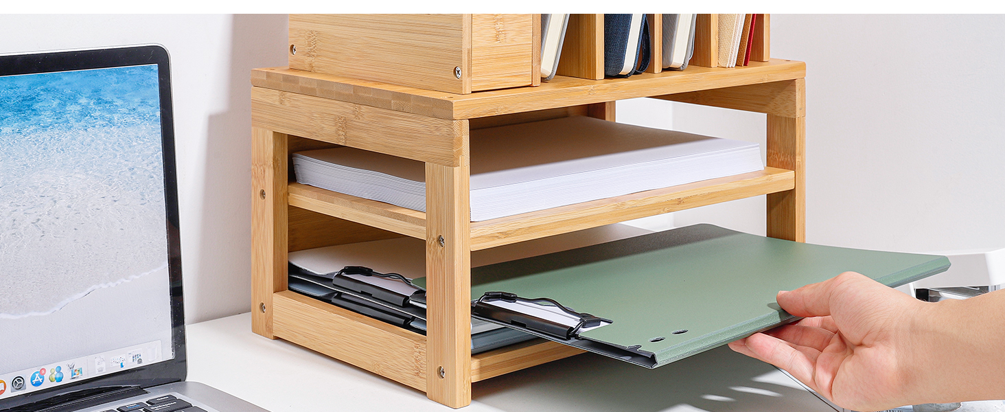 Bamboo Desk Organizer