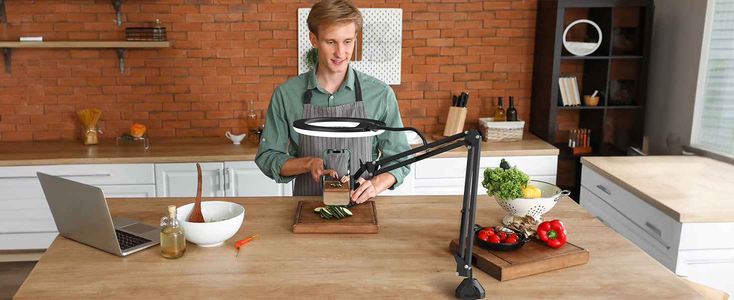 TONOR.Desk.Ring.Light.with.Camera.Mount.Kit