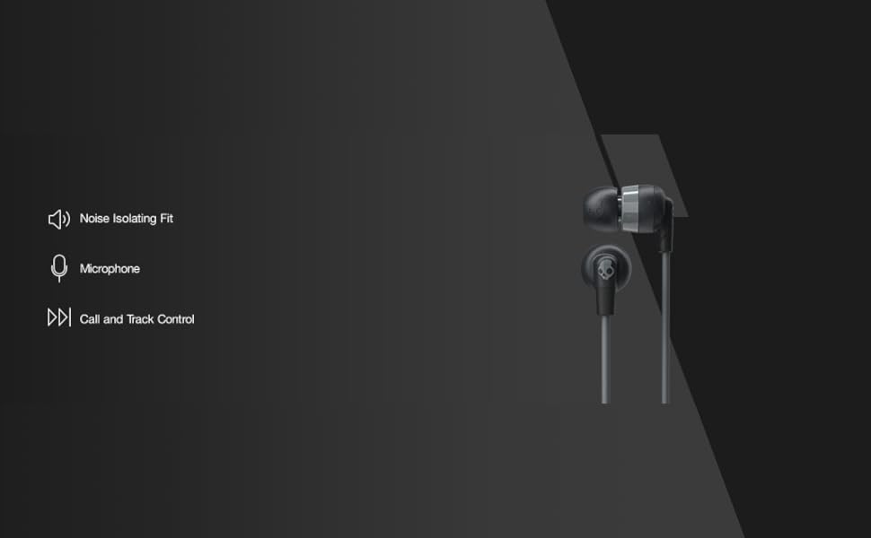 Skullcandy Ink'd+ Wired Earbuds Features