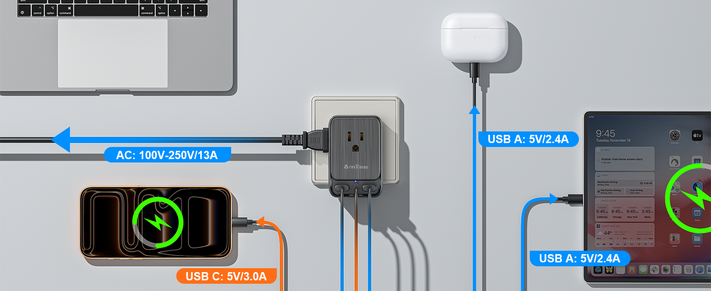 electric adapter for european travel