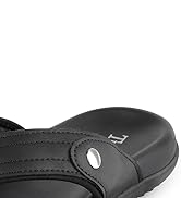 Men&amp;#39;s Arch Support Leather Flip Flops