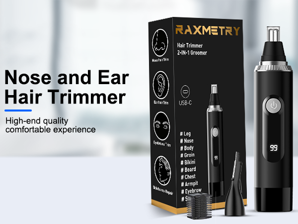 ear and nose hair trimmer for men