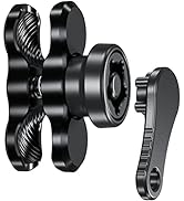 BRCOVAN Anti-Theft Aluminum Alloy Double Socket Arm Compatible with RAM Mounts B Size 1'' Ball Mo...