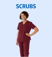 ave. Women's Varick Six Pocket Midrise Straight Leg Scrub Pant in Black, S