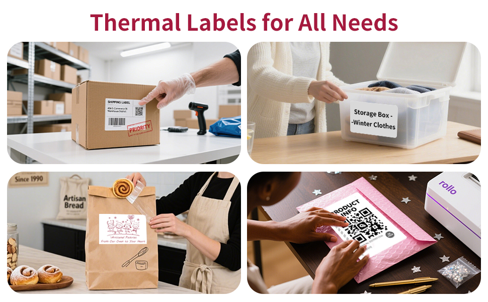 4x6 thermal labels