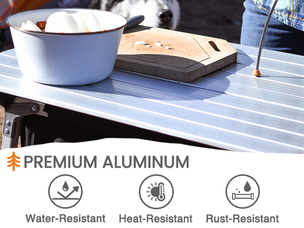 folding camping table