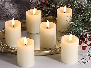 real wax led votive candles