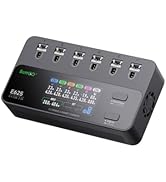 ISDT E625 6-Channel 1S LiHV/LiPo Battery IPS Screen Smart Charger/Discharger, Type-C/XT60 PD Powe...