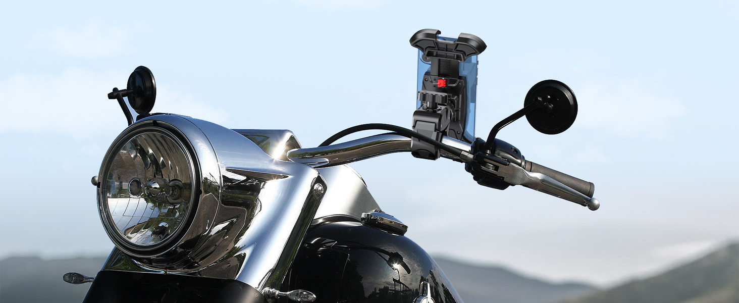 motorcycle cell phone holder