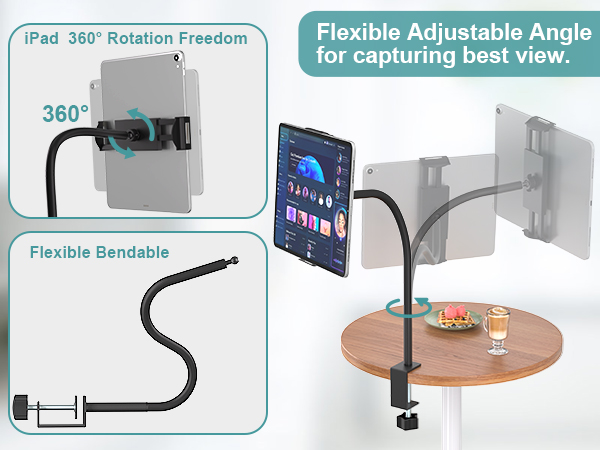 Gooseneck iPad Holder
