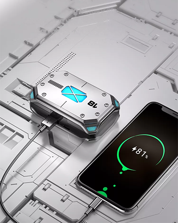 StitchGreen M41 earbuds wireless with Emergency Power Bank