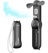 SWEETFULL Misting Fan, Handheld Personal Mister Fan, Small Fan Rechargeable, Mini Spray Water Mis...