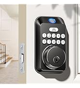 Fingerprint Door Lock - Keyless Entry Door Lock, Electronic Keypad Deadbolt, Smart Locks for Fron...