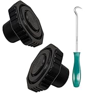 Octagonal Windshield Wiper Switch Knob Compatible with 1985-1989 1990 1991 Ford F-100, F-150, F-2...