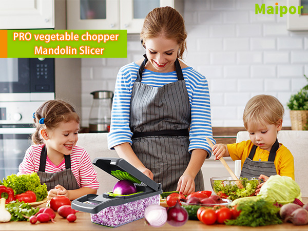 Vegetable Chopper, Pro Onion Chopper,Food Chopper, Kitchen Vegetable Slicer Dicer