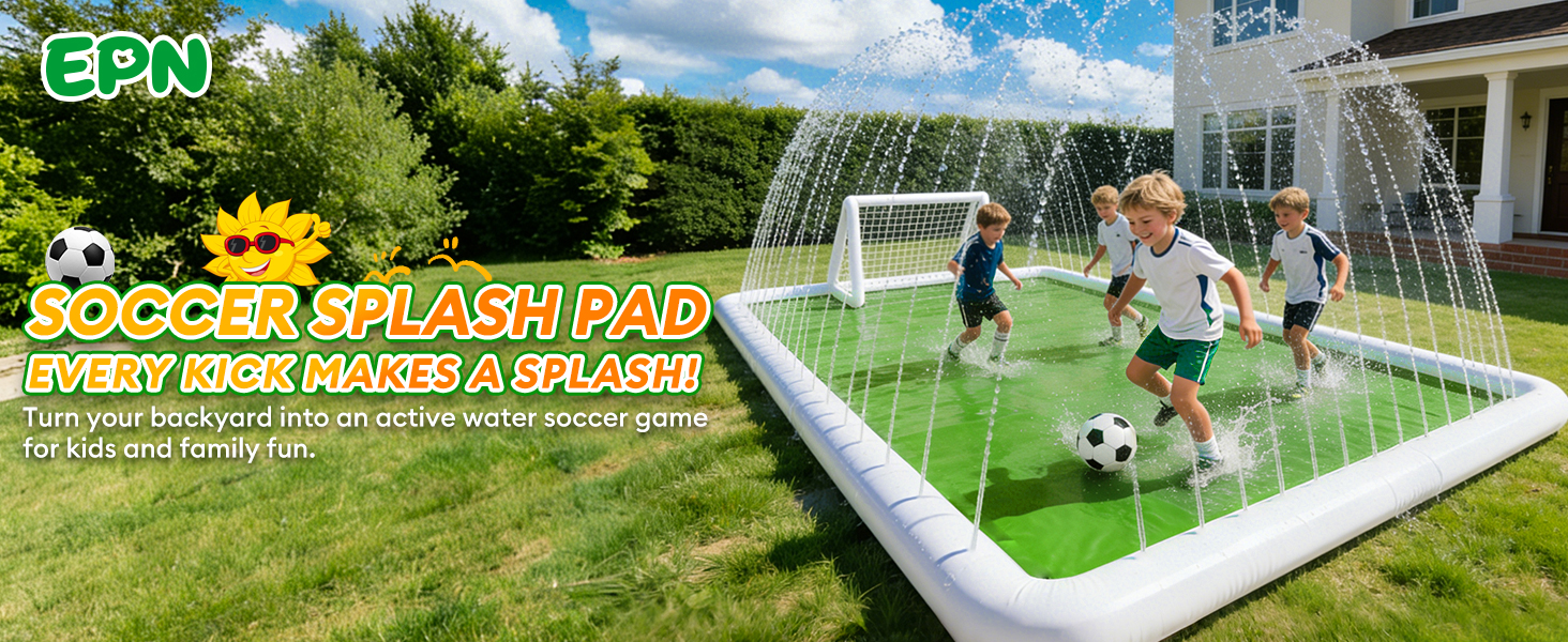 Soccer Splash Pad