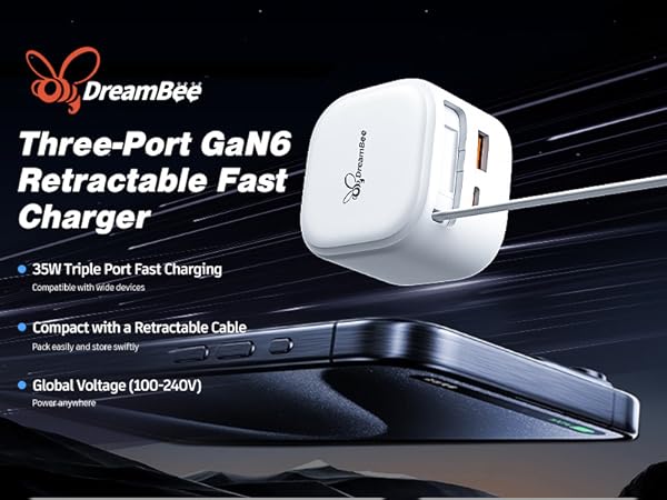 retractable charger iphone