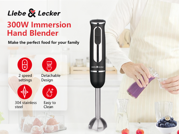 Immersion Blender Handheld