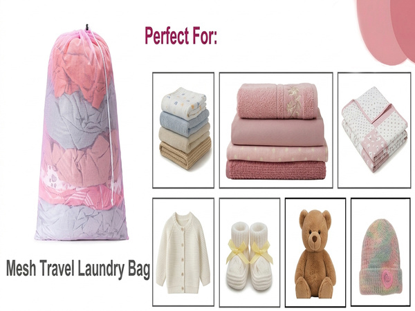 Laundry Mesh XL Laundry Bag - Durable, Machine Washable with Secure Drawstring Closure 