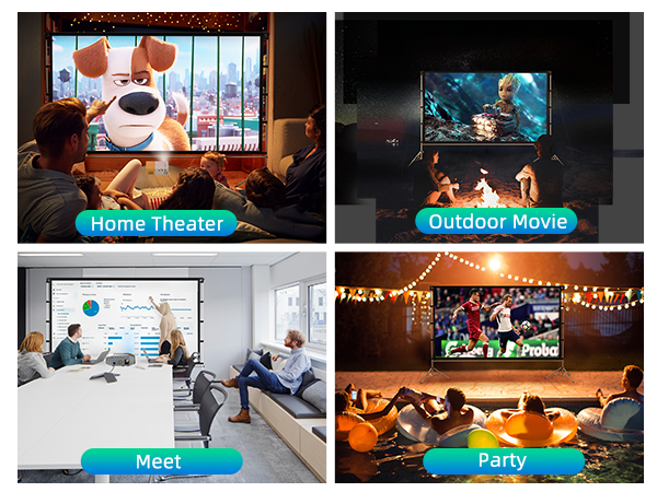Portable Projector Screen with Stand