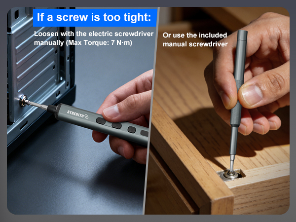 precision electric screwdriver set