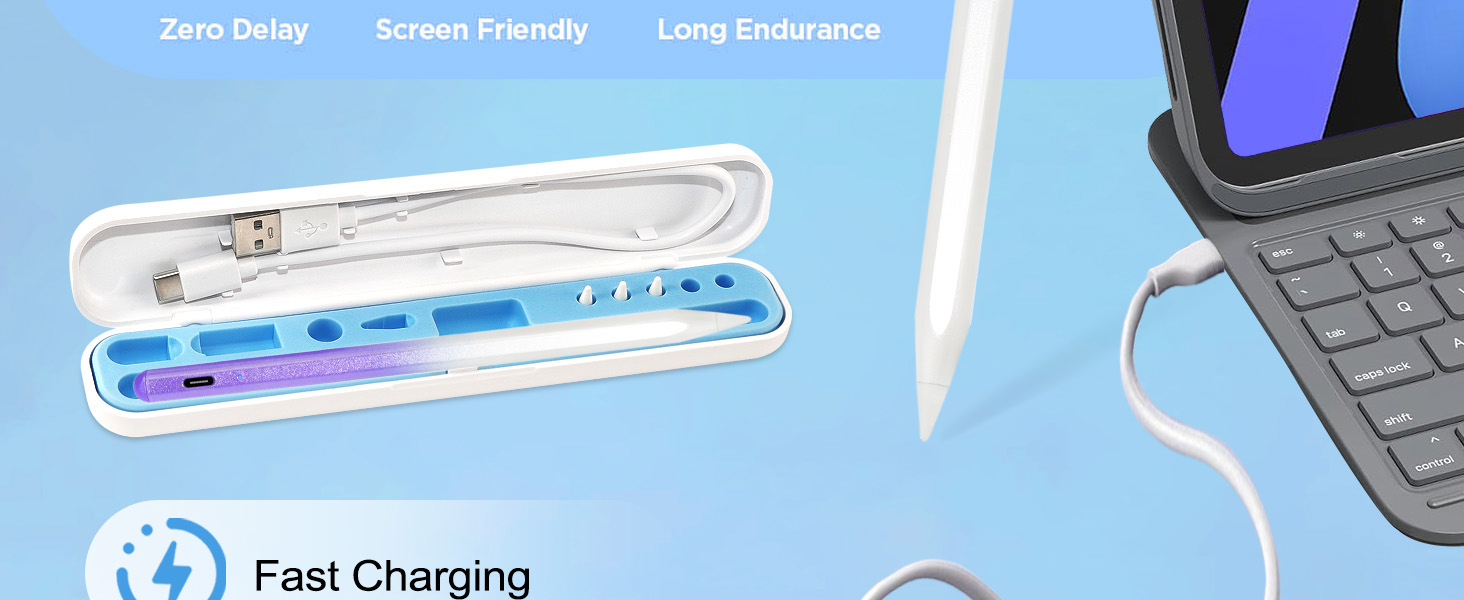 Purple stylus pen for ipads