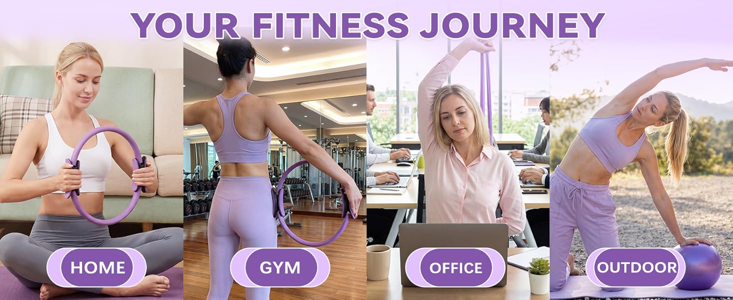 Pilates Ring and Ball Set