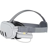 DUXICEPIN Comfort Battery Head Strap 5000mAh for Meta Quest 3, Rechargable Head Strap for Oculus ...